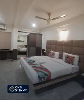 cks group of hotels best hotels bangalore stylish bedroom Best Hotel Rooms in South India